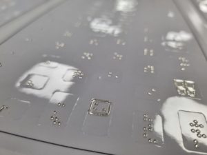 Pegatinas Braille para teclado - IMPLASER