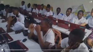 Students of Les Corbans Kinshasa-DRC